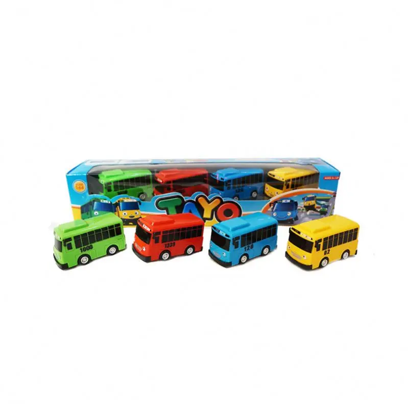 New Product Selling Little Bus Tayo Toy Car Pull Back Car Educational Toys  Collectible Children Gift