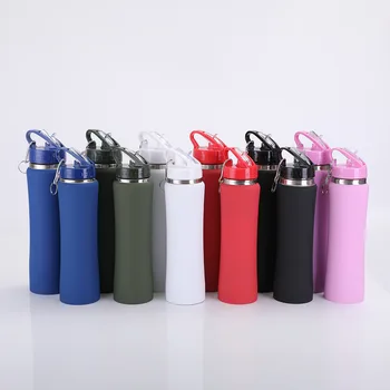 304 Stainless Steel Portable Outdoor Sports Kettle Cross-Border Small Waist Large Capacity Thermos Cup Classic Cold for Business