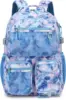 Blue pink tie-dye