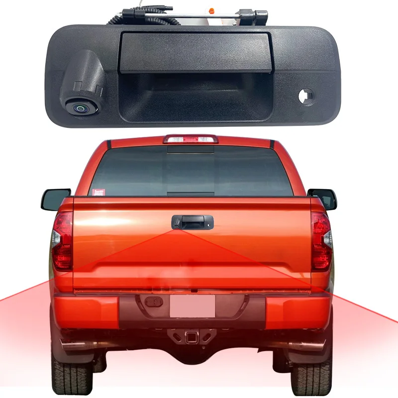 Pick-up Truck Door Handle Backup Car Rearview Reverse Camera  use for Tundra 2009-2013
