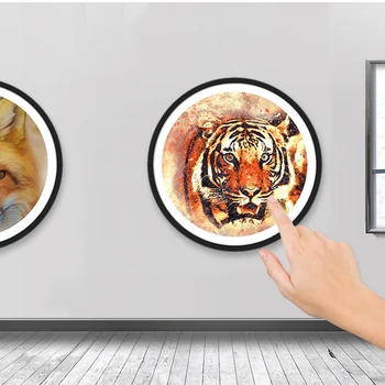 23.6 Inch Round Lcd Screen P236rvn01.0 Support 848(rgb)*848 700 Nits 600.384(w)*600.384(h)mm Touch Circular Advertising