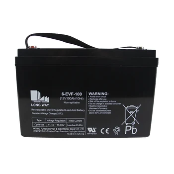 Solar Batteries 12v100ah 80ah Gel Battery Solar Storage System UPS Used  6-EVF-100 Gel Lead Acid Battery