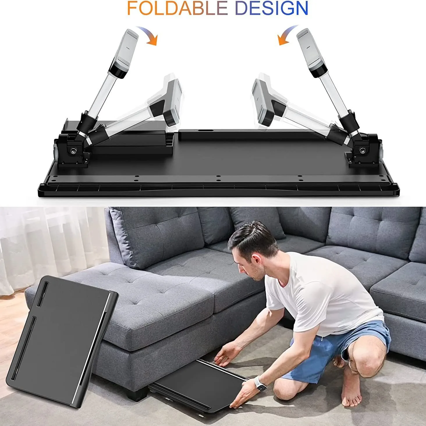 Bed Small Computer Desk Lazy Bedroom Folding Bedside Table Home Dormitory Minimalist Computer Study Laptop Table