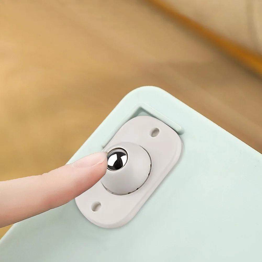 Self-Adhesive Roller Ball Transfer Bearing Universal Rotation Ball Casters for Bottom Storage Rack Trash Can Bed Storage Box
