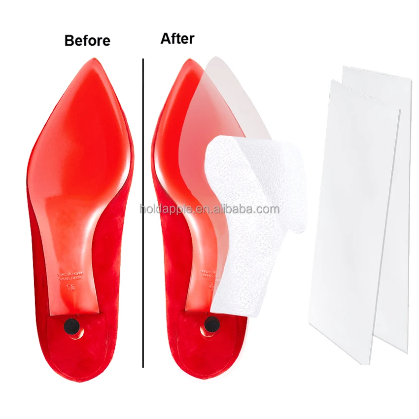 Men’s Shoe Sole Protector Red Sole Clear Protective Sticker Quality  Louboutin