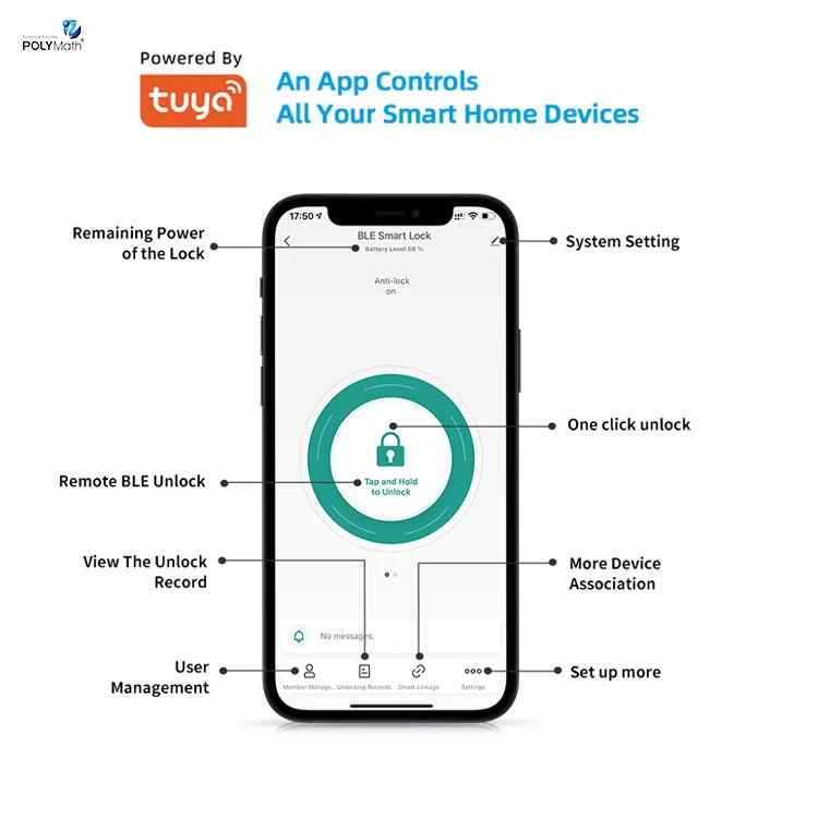 Smart Home Remote Control Intelligent IC Card Keyless Fingerprint Smart Door Lock