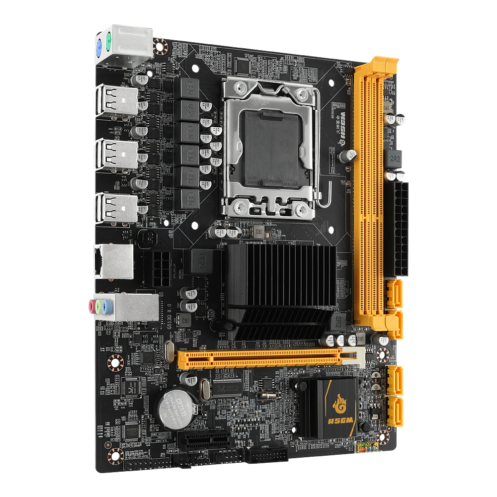 Hsgm материнская плата X58-6S LGA 1366 процессор разъем 8 * USB2.0 порта компьютера