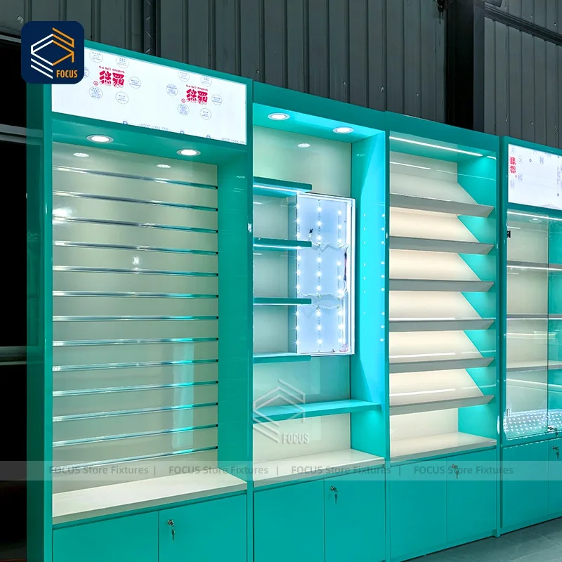 Newest Cell Phone Store Fixture Display Cabinet Shop Interior Design for Mobile Phone Accessories
