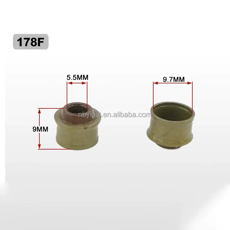 170F 173F 178F 186F 188F 192F Valve Stem Seal for Diesel Engine Spare Parts Valve Stem Oil Seal