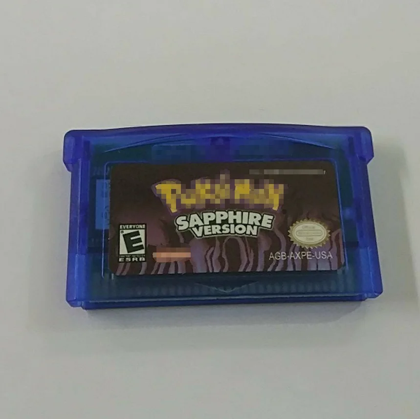 2022 дешевая 5 видов цветов покемо игровой Картридж для GBA SP карты для мальчиков игры Бесплатная доставка