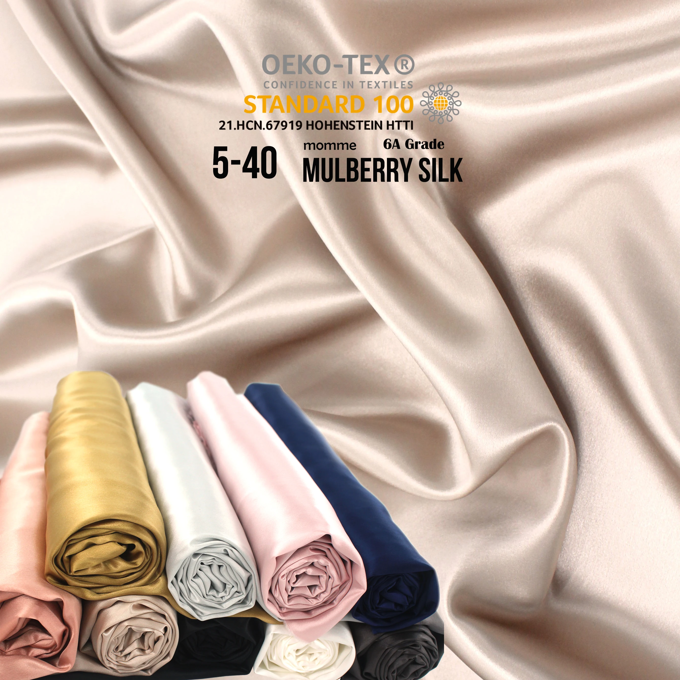 Wholesale High Quality 100% Pure Silk Fabric - China Silk Fabric and Pure  Mulberry Silk Fabric 16/19/22/25mm price