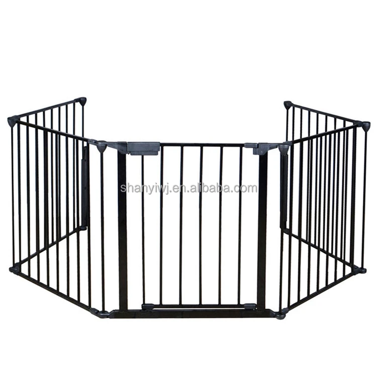 Tootuff 60x300cm Width Fireplace Guard Baby Safety Fence 5 Fold Fire