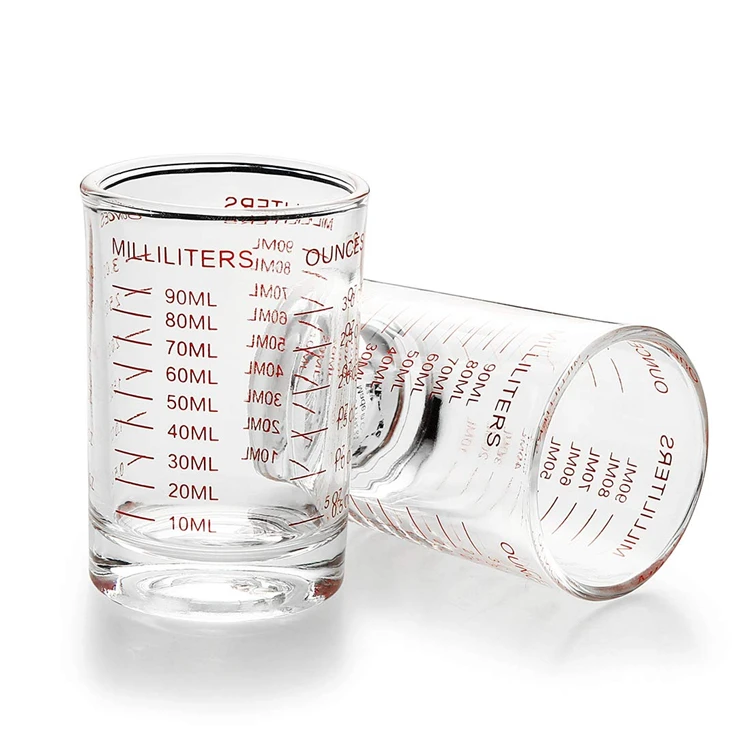 4 oz Capacity Custom Measuring Glass