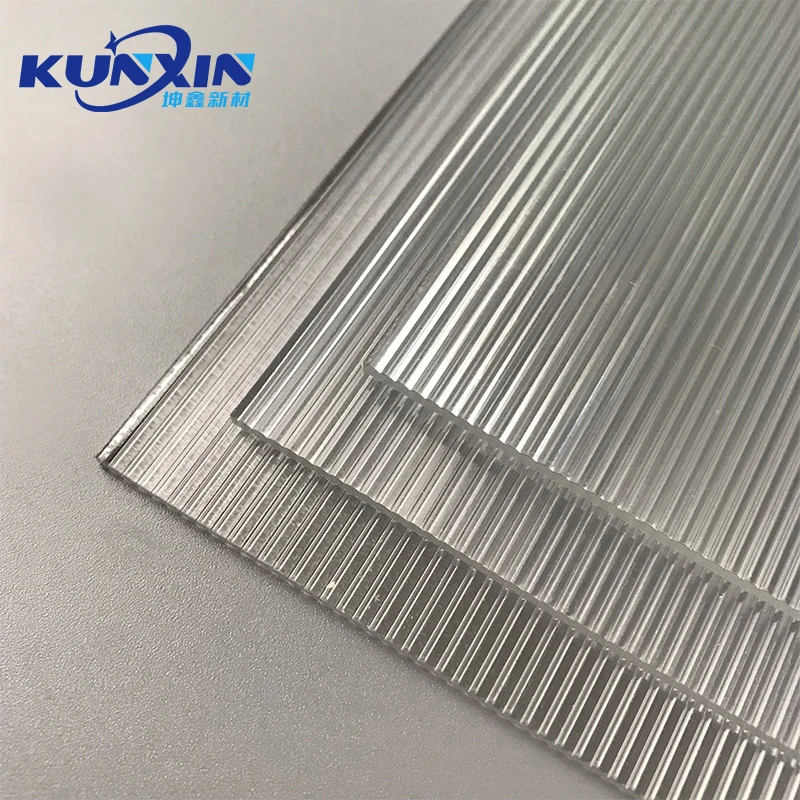Square Plastic Prism Diffuser Plate Anti Static Acrylic Sheets Led Panel Light Diffuser Sheet