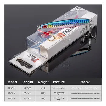 For Nobby Lua Lead Iron Plate Artificial Hard Bait for Saltwater Fish Far Cast Bionic Fishing Gear Wholesale – Hard Lure – view 2