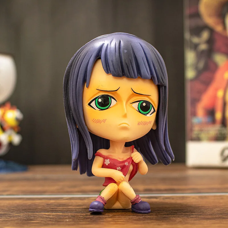 9CM One Pieced Zoro Ace Luffy Model Nico Robin Nami Action