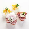 Tazza trasparente + coperchio + cucchiaio