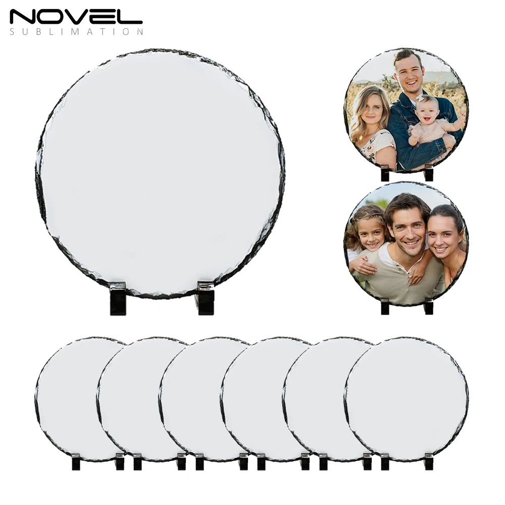 Sublimation Blank Lithograph Heat Press Slate Blanks Sheet Stone Photo Frame DIY for Desktop Souvenir Custom Design Work