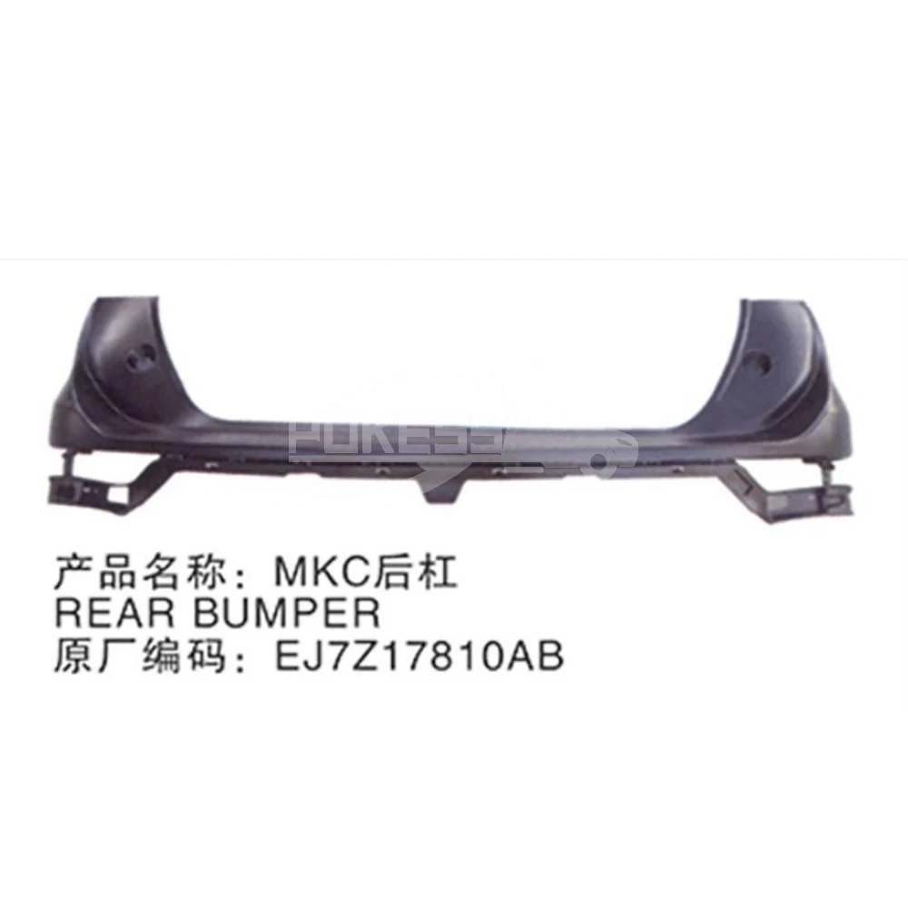 Car Rear Bumper Parts EJ7Z17810ACPTM EJ7Z17810AB Rear Bumper without H... — 2