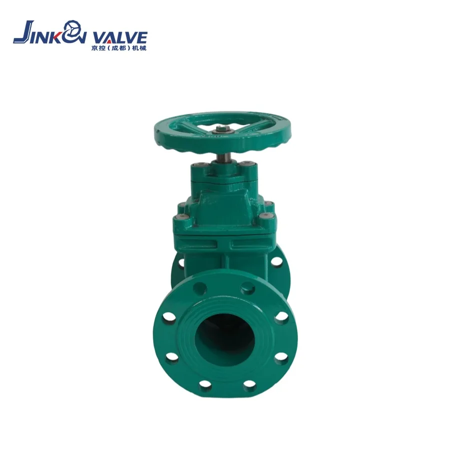 JINKON VALVE Z45X-10Q Water Supply Fire Protection System Non-Rising Stem Soft Seal Gate Valve Flange Type PN16 Ductile Iron