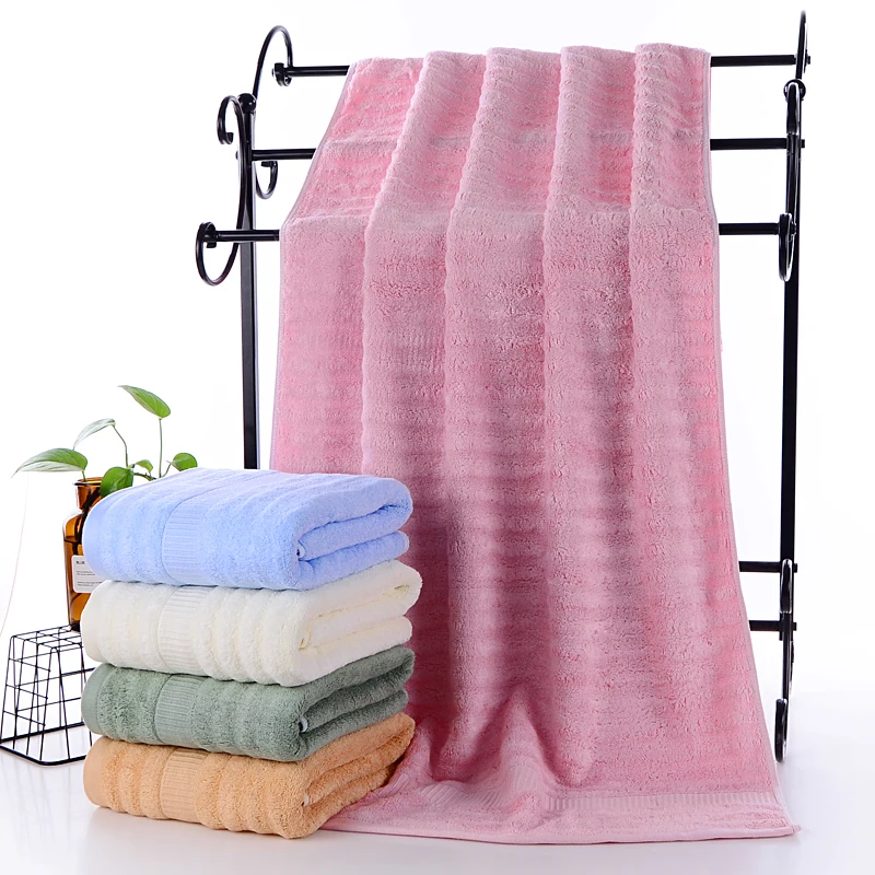 Factory Wholesale Bamboo Fiber Large Bath Towel Absorbent Soft Luxury