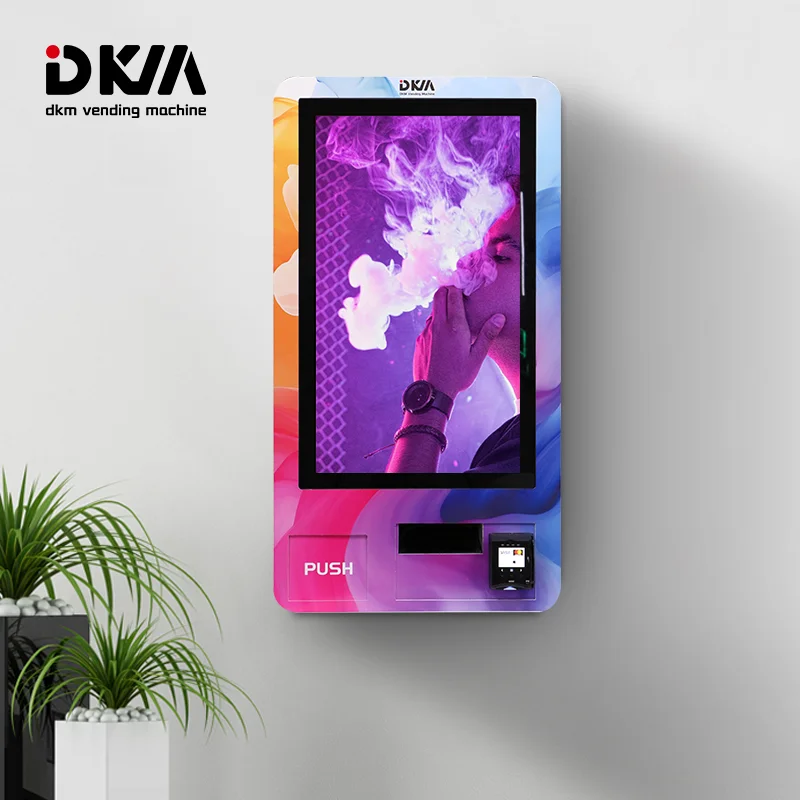cigarette vending machine age verification DKM Self Service Professional Commercial Age Verification Buy Boxed  Cigarette Vending Machine with ID Verification Scanner