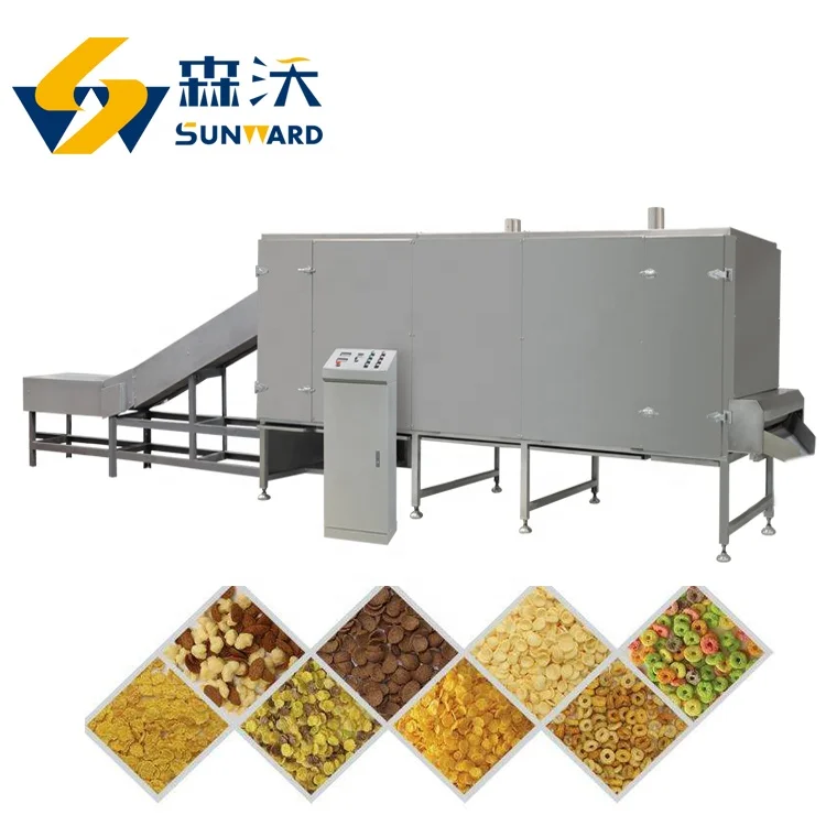 Corn Flakes Making Machine with Higher Capacity Cornflakes Production Line