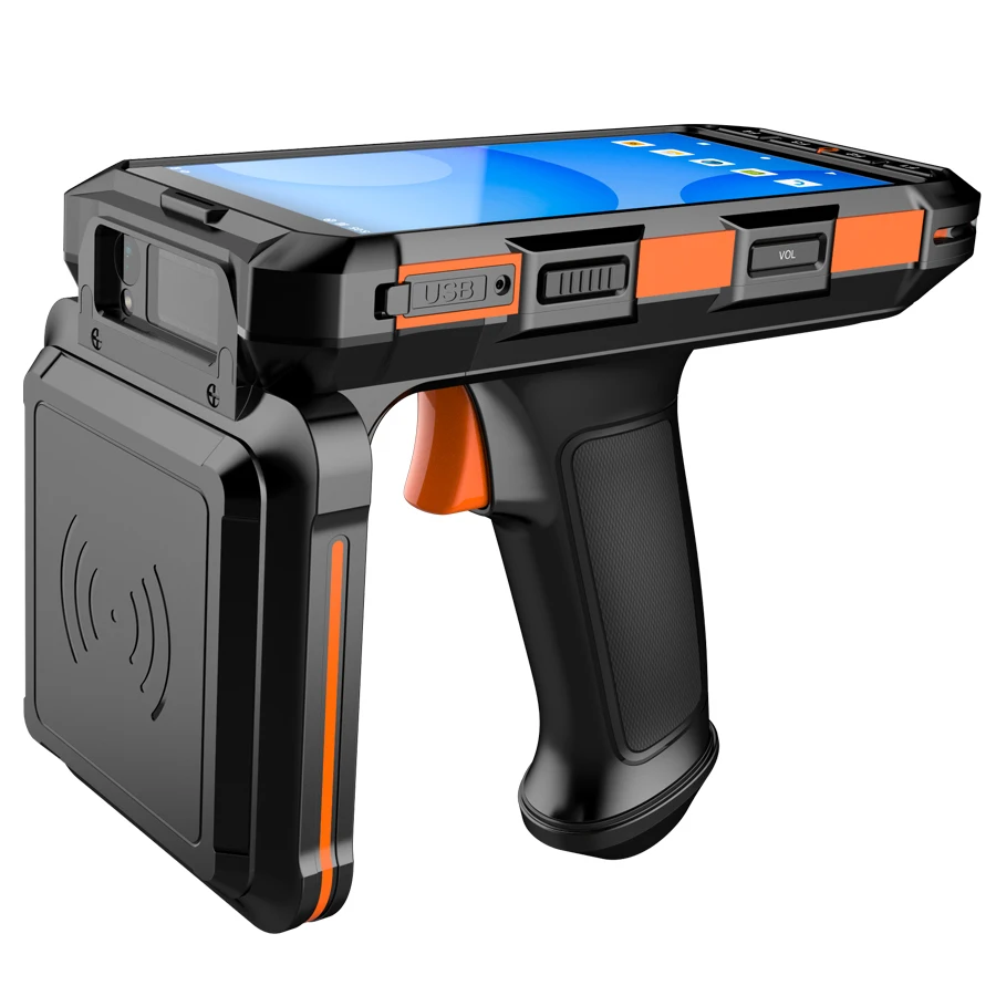 IP67 Android 13 Handheld UHF LF RFID Terminal With 5.5inches Display ...