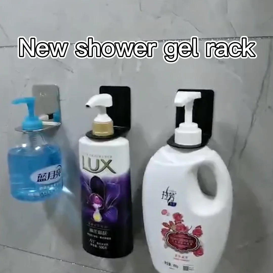 Wall Mount Washroom Bathroom Liquid Soap Dispenser Aluminum Hanging ...