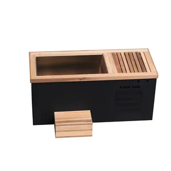 1 Person Cedar Wooden Small Ice Bath Ice Pool For Fitness Recovery 