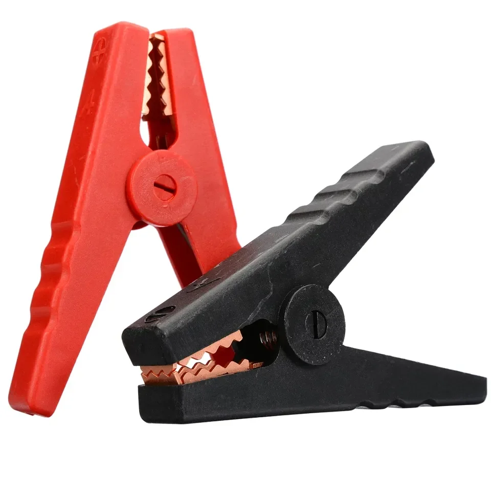 Red And Black Heavy Duty 100a Big Terminal Alligator Clip Car Battery ...