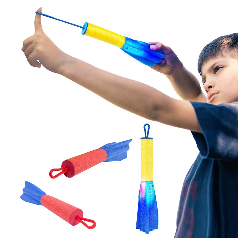 Сделано в Китае мягкий подарок забавная Рогатка из вспененного полиэтилена со светодиодной подсветкой пластиковая игрушка-пусковая установка