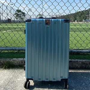 Factory Wholesale Price 20 24 Inch Business Bags & Cases Durable Silent Wheel Trolley Suitcase With Explosion-Proof Zipper