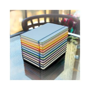 Hot Selling A5 PU Leather Journal Black Pink Hardcover Plain Paper Planner Customizable Factory Low Cost Notebook for Gift