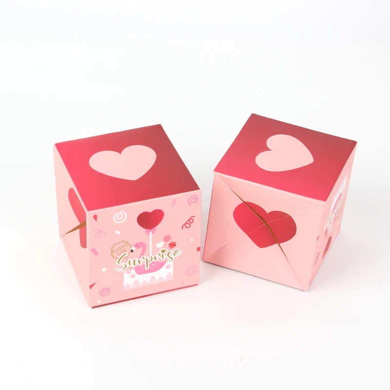 Custom Explosive Design Pop up Gift Box  Pop up Explosion Confetti Confetti Birthday Bomb Surprise Gift Box