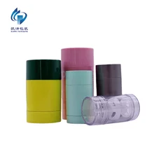 Wholesale Bottom Filling 50g 65ml Empty Deodorant Stick 75ml Black Red Deodorant Bottle Brown Hair Wax Stick for Wax Deodorant