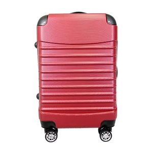 DIZHEN China Factory Manufacture Red Travel Large Suitcase 30 Inch Personal Item Luggage With Zipper