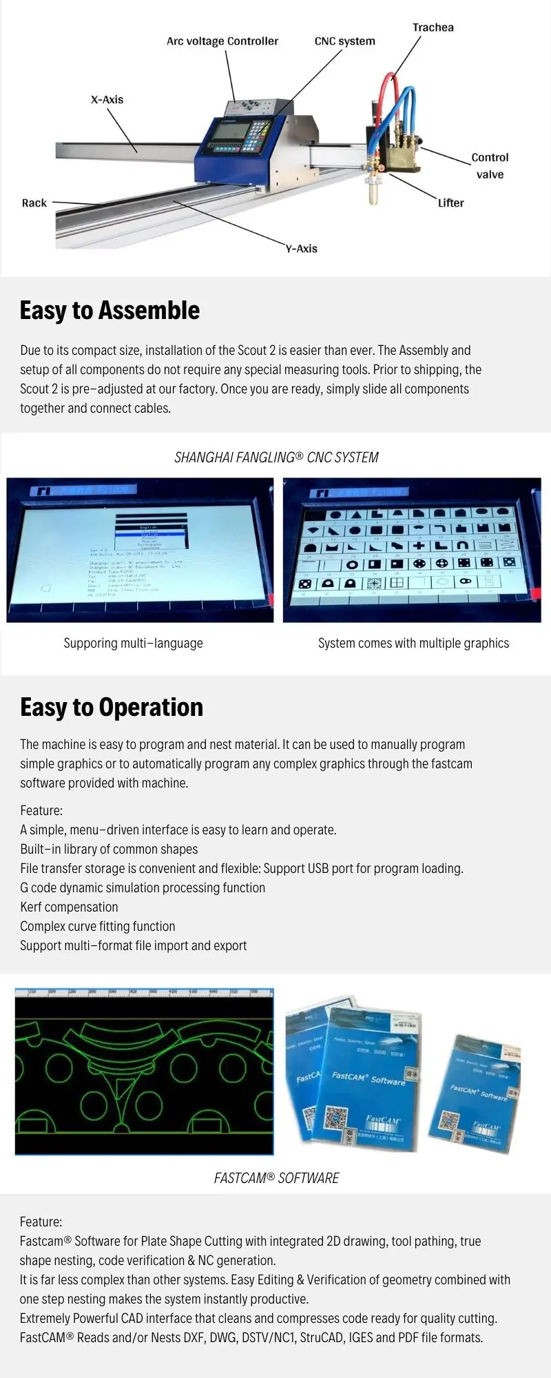 plasma cutting machine for metal material cutting