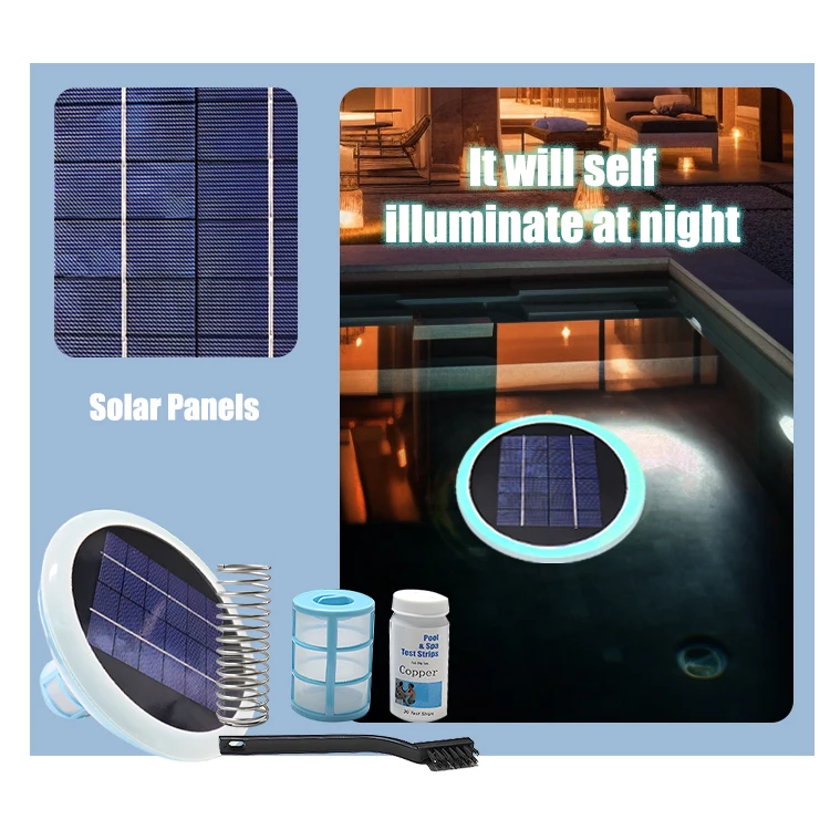 KNAGLO Solar Pool Ionizer, Upgraded Copper Pool Ionizer