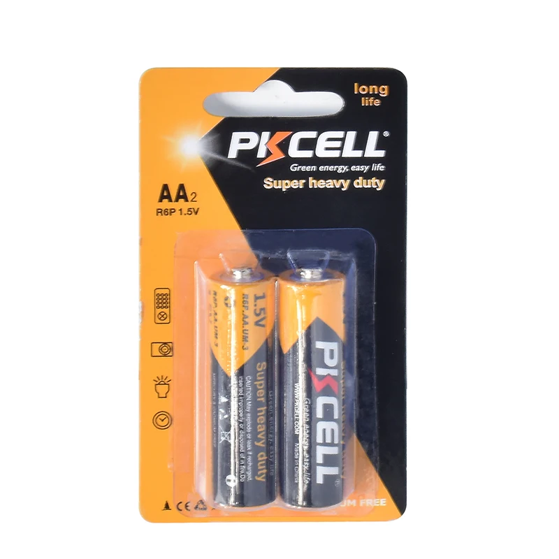 Pkcell Brand Carbon Zinc Aa Battery R6p 15v Dry Cell Battery R6 Aa Non Rechargeable Cheap Price 5312