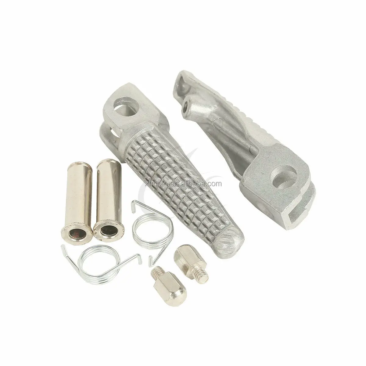 パーツ ft XF-1076 Black Footrest Foot Pegs Front for Kawasaki Ninja ZX6R