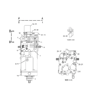 7C-3018 ORIFICE for Caterpillar Fast Delivery Engine Parts