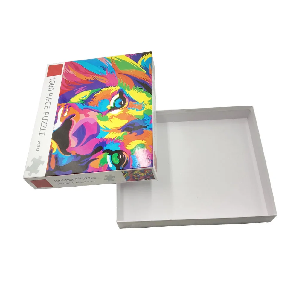 Free Sample Most Costeffective Price Print Unique Shape Adult Jigsaw