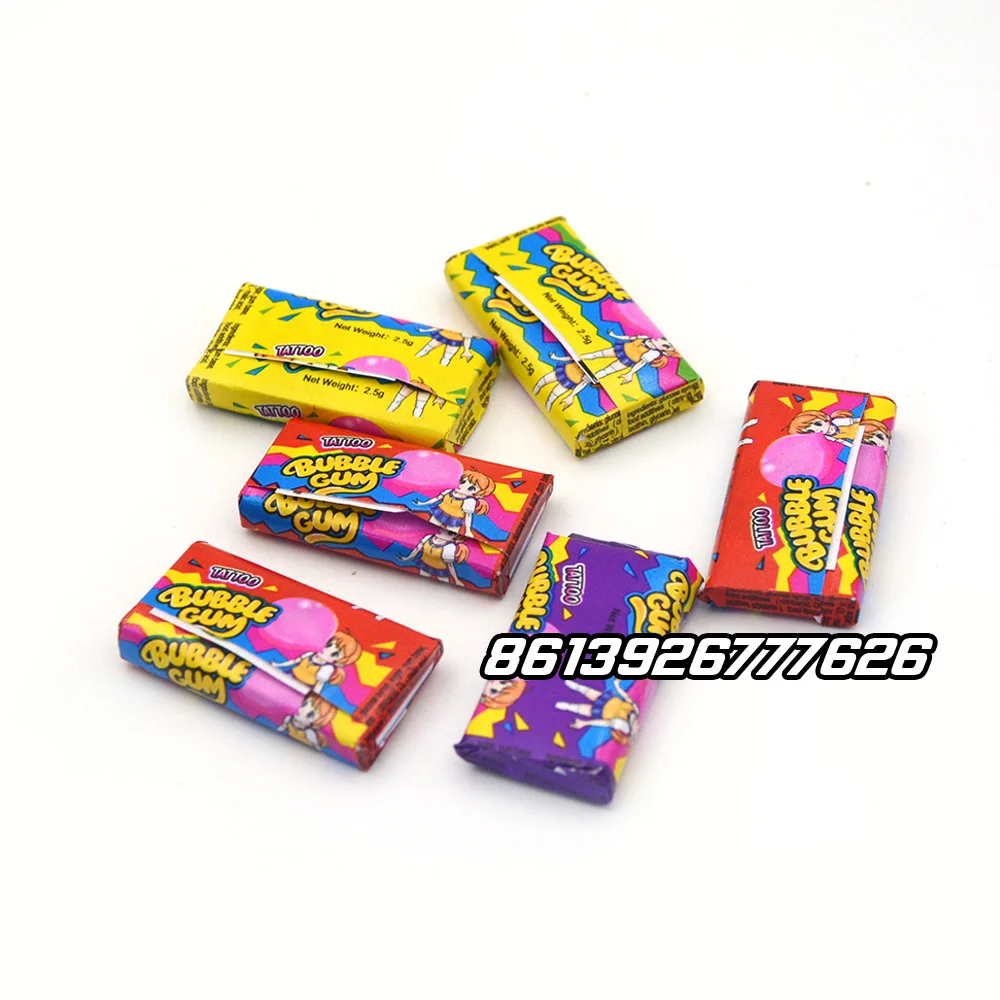 Customized Wholesale Private Label Super Tattoo Sticker Bubble Gum - Buy Bubble  Gum,Tattoo Bubble Gum,Chewing Gum Product on 