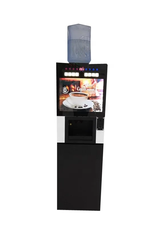 Automatic Coin Operated Orange/Lemon/Apple Juice Powder Vending Machine  With Touch Screen WF1-306B