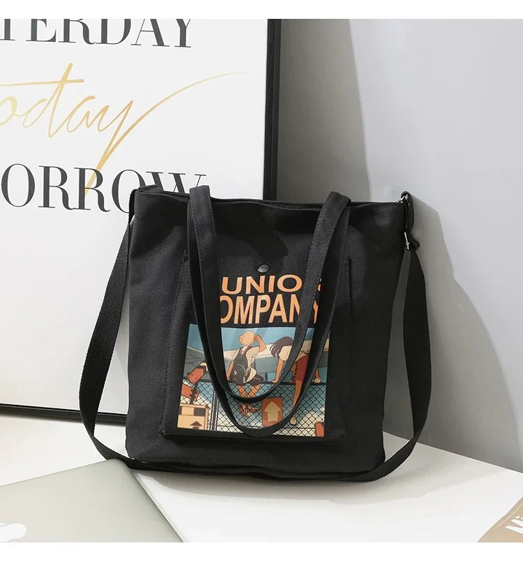 Factory HOT Sale Canvas Bag OEM Custom Printing Shopping Bag Reusable Women Canvas Tote Bag