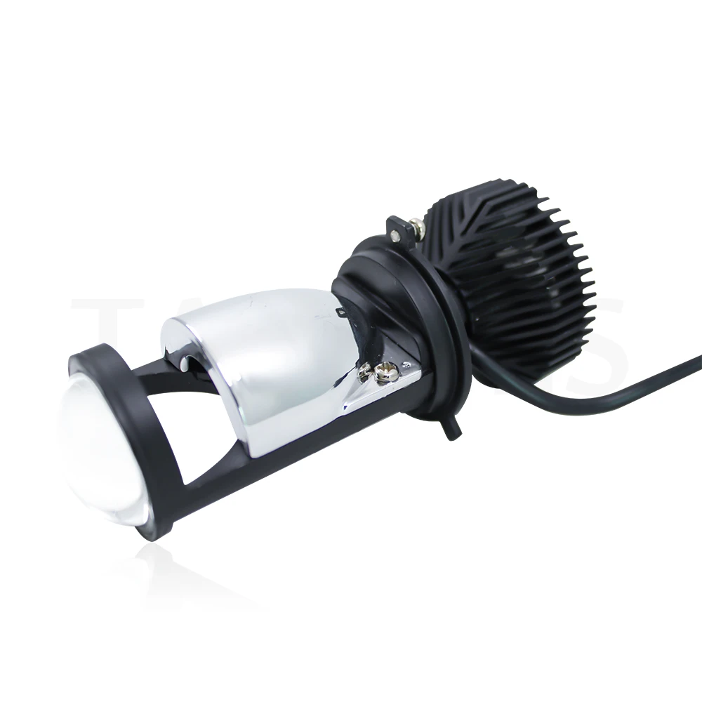 TAOCHIS MINI H4 BI LED Projector Light Bulbs T9 High Power  Compatible With Headlights Retrofit Custom Headlamps Conversion