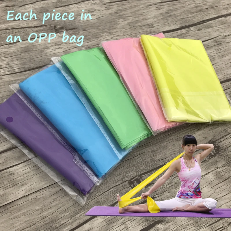 
 Оптовая продажа, аксессуары для домашнего спортзала, эластичные ленты с индивидуальным логотипом, экологически чистые ленты для фитнеса и йоги  