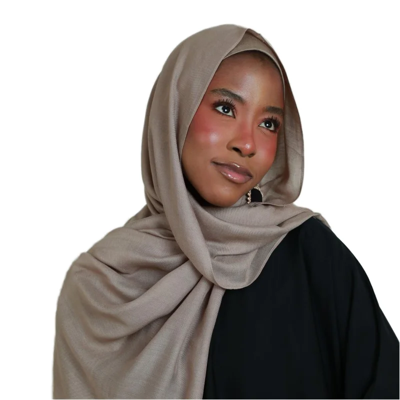 Customized Chiffon Hijab Eco-Friendly Cotton Viscose Breathable