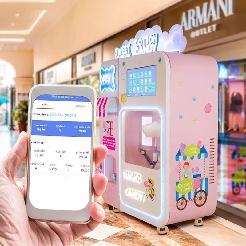 The New Listing Condom Vending Interesting Japanese Commercial Guangdong Cotton Candy Machine